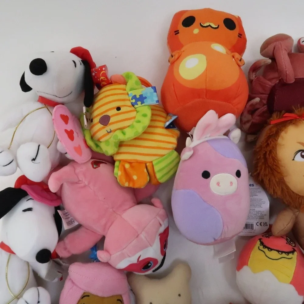 Mixed Lot Plush‎ Toy Collection Squishmallow Douglas Disney Kellytoy Small 40+